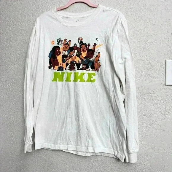 Nike Shirt x Future Movement Black Wellness Nature Joonbug McIntosh. Size L - Picture 2 of 5